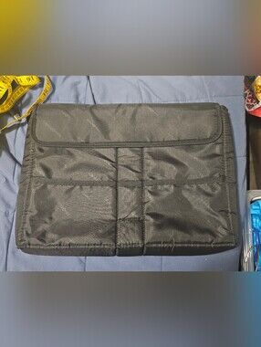 Samsonite Black Quilted Laptop Sleeve with Subtle Logo